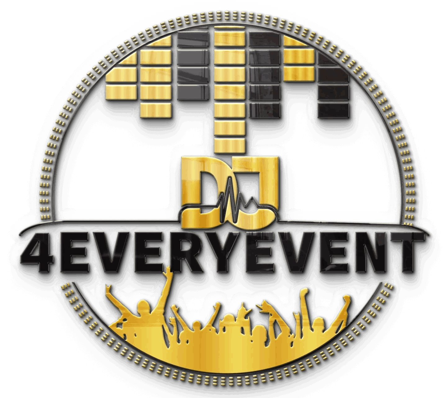 A picture of the logo for dj 4 everyevent.